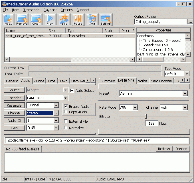 mediacoder x64 select audio tracks
